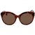 Gucci Brown Oval Ladies Sunglasses GG0028SA 008 54
