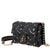 Valentino Rockstud Quilted Shoulder Bag- Black