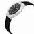 Swatch Efficient Black Dial Black Silicone Ladies Watch GE712