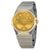 Omega Constellation Champagne Dial Steel and 18kt Yellow Gold Diamond Mens Watch 12325352058001