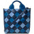 Michael Kors Mott Woven Leather Market Tote- Admiral Multi