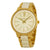 Anne Klein Off White Dial Gold-tone and Off White Resin Ladies Watch 1412IVGB