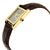 Seiko Solar Champagne Dial Brown Leather Ladies Watch SUP252