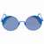 Fendi Blue Gradient Round Sunglasses FF 0248/S PJP/GB 53