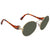 Prada Round Green Lens Sunglasses