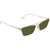 Oliver Peoples Evey Green Rectangular Ladies Sunglasses OV1244S 503571 59