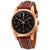 Breitling Transocean Black Dial Automatic Mens 18kt Rose Gold Chronograph Watch RB015212-BB16-737P-R20BA.1