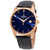 Charmex Blue Dial Black Leather Mens Watch 2943