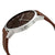 Calvin Klein City Brown Dial Brown Leather Mens Watch K2G211GK