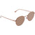 Tom Ford Ryan Brown Rose Shaded Round Ladies Sunglasses FT0649-33Z