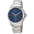 Longines Conquest V.H.P. Perpetual Chronograph Quartz Blue Dial Mens Watch L37174966