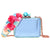 Sophia Webster Vivi Lilico Crystal Box Clutch Bag- Blue