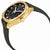 Gucci GG2570 Black Dial Yellow Gold-tone Ladies Watch YA142408