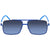 Marc Jacobs Gray Flash Silver Rectangular Ladies Sunglasses MARC 35/S 0W3B HL 55