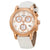 Tissot T-Classic Dressport Chronograph Mother of Pearl Dial White Leather Ladies Watch T050.217.36.112.00