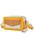 Michael Kors Small Tri-Color Leather Camera Bag- Jasmine Yellow/Multi