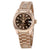 Rolex Lady-Datejust 28 Chocolate Dial 18K Everose Gold President Automatic Ladies Watch 279165CHSP