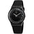 Swatch Darksparkles Black Dial Black Silicone Ladies Watch SUOB156