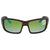Costa Del Mar Permit Green Mirror Polarized Plastic Rectangular Sunglasses PT 10 OGMP