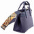 Burberry Small Banner Leather Tote- Regency Blue