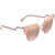 Fendi Grey with Rose Gold Mirror Cat Eye Ladies Sunglasses FF 0149/S Z8C540J