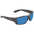 Costa Del Mar Tuna Alley Blue Mirror Polarized Plastic Rectangular Sunglasses TA 188 OBMP