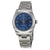 Rolex Oyster Perpetual 31 mm Azzuro Blue Dial Stainless Steel Bracelet Automatic Ladies Watch 177200BLRO