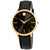 Movado Ultra Slim Black Dial Ladies Watch 0607182