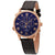 Charmex Wildenstein Blue-Rose Gold Dial Mens Multifunction Watch 3087