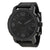 Fossil Nate Chronograph Black Dial Black Ion-plated Mens Watch JR1354