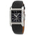 Baume and Mercier Hampton Milleis Black Dial Leather Ladies Watch 10022