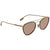 Burberry Gold Metal Aviator Sunglasses BE3104 11453 51