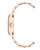 Anne Klein Silver Dial Ladies Rose Gold-Tone Watch AK/3416SVRG