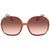 Chloe Myrte Brown Gradient Ladies Sunglasses CE719S22360