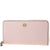 Tory Burch Robinson Zip Continental Wallet- Shell Pink