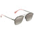 Fendi Gray Ivory Mirror Rectangular Mens Sunglasses FFM0022S01ED56