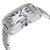 Cartier Tank Anglaise Silver Dial Stainless Steel Mens Watch W5310008