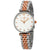 Olivia Burton Queen Bee White Dial Two-tone Ladies Watch OB16AM93