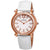 Charmex Eze White Dial White Leather Ladies Watch 6340