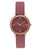 Anne Klein Diamond LadiesLeather Watch AK/3434RGMV