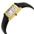 Seiko Solar White Dial Black Leather Ladies Watch SUP250