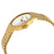 Calvin Klein Whirl Silver Dial Yellow Gold-tone Ladies Watch K8A23546