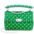 Valentino Rockstud Spike Medium Shoulder Bag- Green