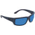 Costa Del Mar Fantail Blue Mirror Polarized Plastic Rectangular Sunglasses TF 14 OBMP