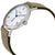 Nomos Ludwig 33 White Dial Beige Velour Leather Ladies Watch 244