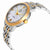 Omega De Ville Prestige Mother of Pearl Diamond Dial Steel and 18K Yellow Gold Ladies Watch 42420332055002