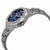 Bulova Marine Star Midnight Blue Mother of Pearl Diamond Dial Ladies Watch 96R215