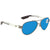 Costa Del Mar Loreto Blue Mirror Glass Aviator Sunglasses LR 74 OBMGLP