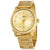 Fossil Machine Gold Dial Yellow Gold-tone Mens Watch FS5264