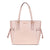 Michael Kors Voyager Textured Crossgrain Leather Tote- Soft Pink